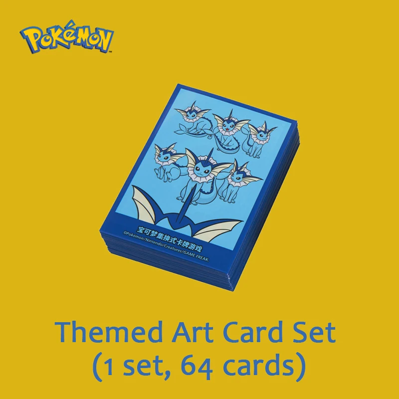 100 % chinesische Ibrahimovic Advanced PTCG-Spielkarte, hochwertige Reib Fire Water Eeveelution, Geschenkbox, Sammlungsbuch, Spielzeug – Detail 9