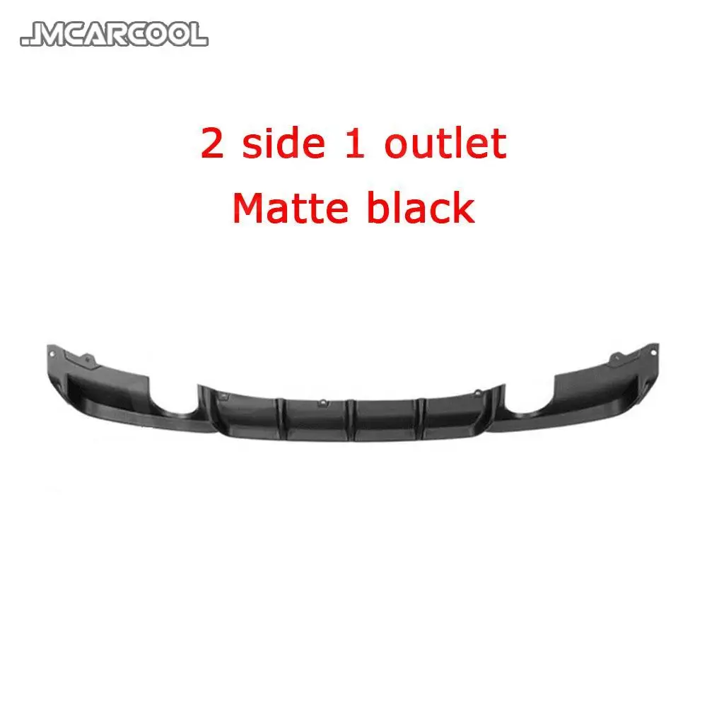 Carbon Look Rear Bumper Lip Diffuser Spoiler Car Accessorise for BMW F30 F35 320i 328i M-sport 2012-2018 Fins Shark Style Guard