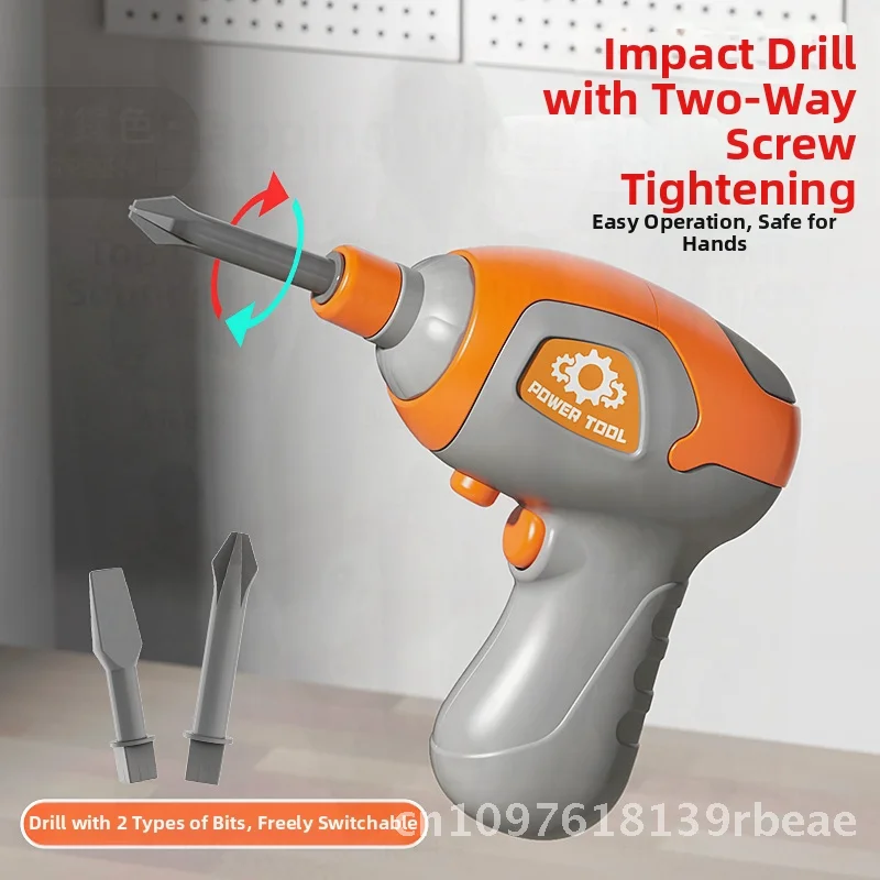 DIY Tool Box Set for Children 4-6 Years Old Simulation Puzzle Disassembly Assembly Screw Repair Tools Set Boys & Girls