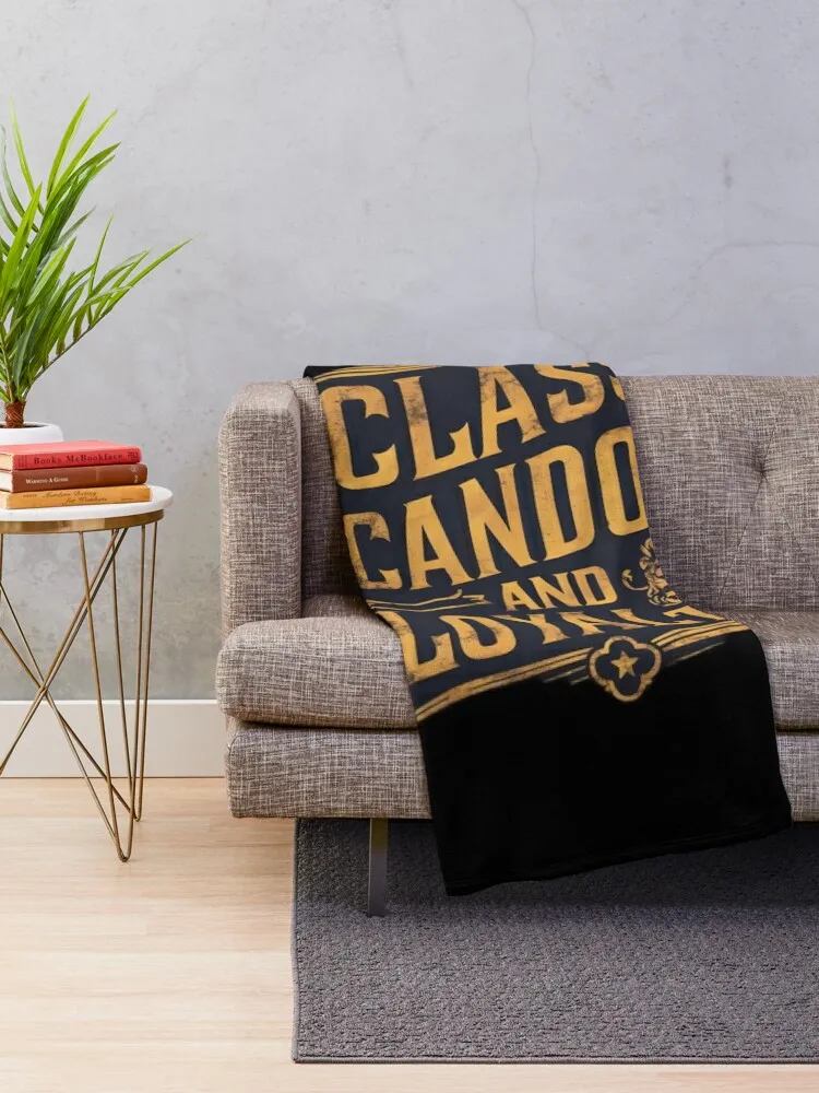 Class, Candor, and Loyalty Throw Blanket Soft Beds Picnic Blankets