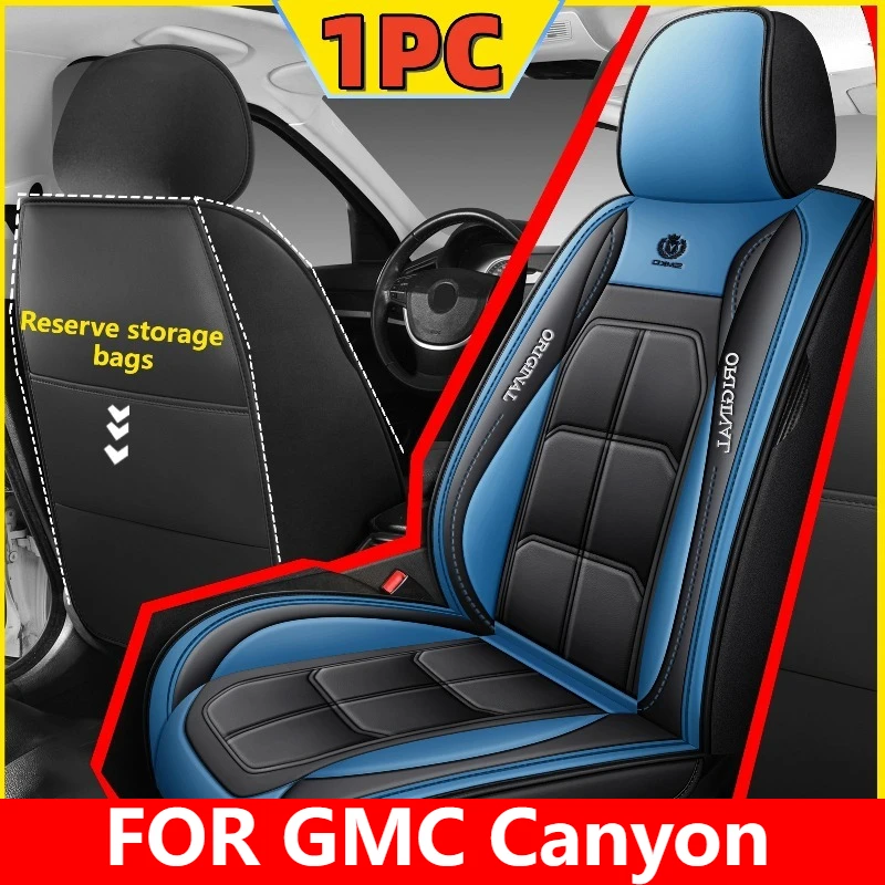 

Чехол для автомобильного сиденья GMC Canyon, высококачественный чехол из искусственной кожи, водонепроницаемый, износостойкий, мягкий, полностью обернутый, мускулистый чехол на сиденье