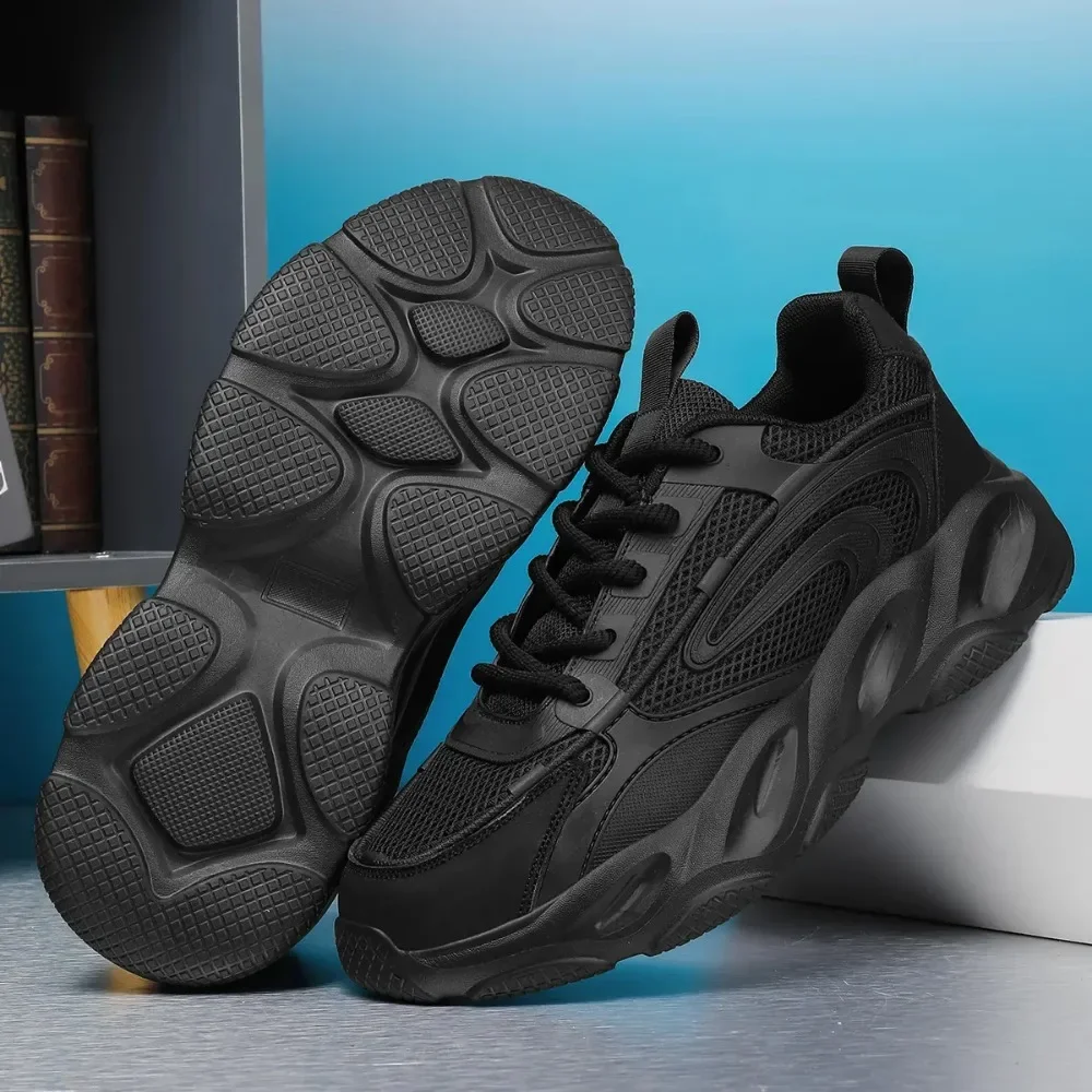 

Breathable Men Trend Shoes Spring SummerFashion Casual Sport Shoes Luxury Brand Heightening Breathable Tennis Trainers Sneakers