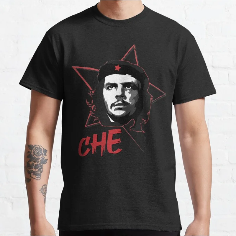 

Che guevara 0216 Cuba revolution leader gift t shirt for man 100% cotton print clothes Men's All size S-6XL Tops