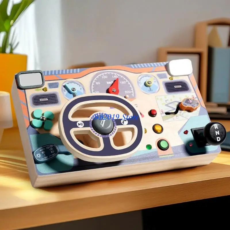 Brinquedo volante simulação placas ocupadas criativa com engrenagem botão leve