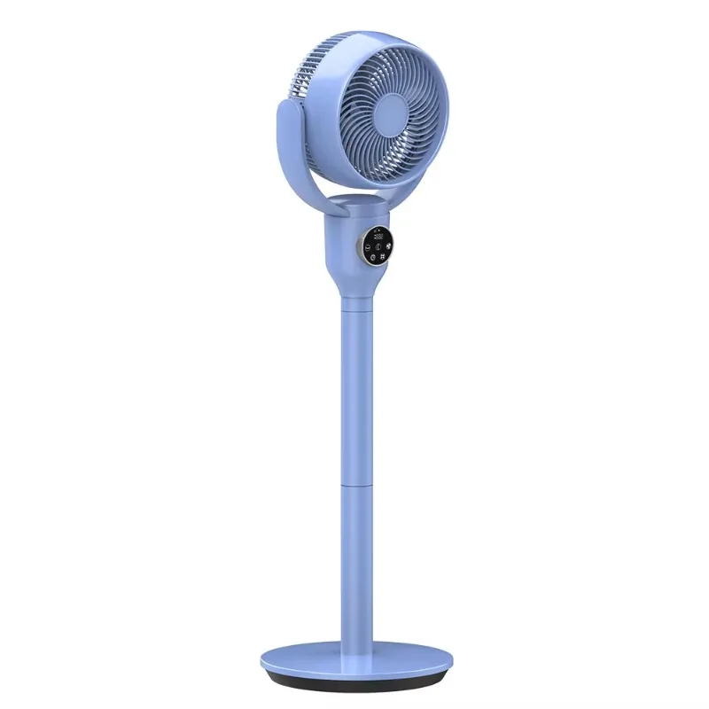 

10 Inch 8-Speed Oscillating Air Circulation Fan Remote Control Strong Wind Electric Air Cooling Standing Fan for Household