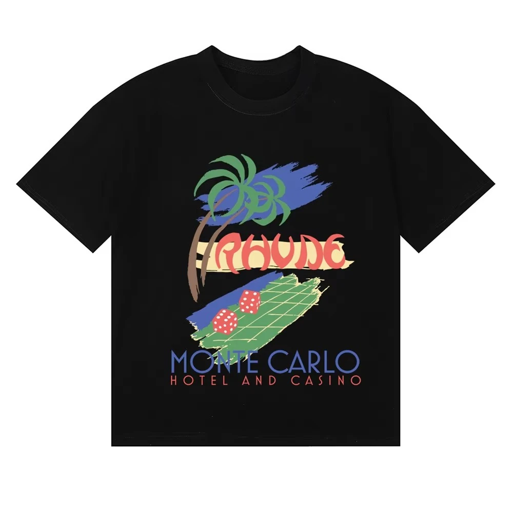 2026 Street fashion trend T-shirt - Casual print - Short-sleeved for both men and women - High-quality loose-fitting casual top
