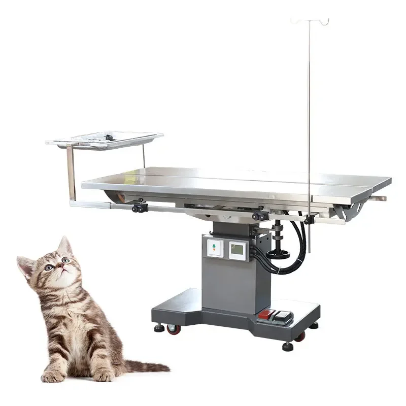 

Новое поступление, современный ветеринарный операционный стол для домашних животных из нержавеющей стали для собак и кошек, хирургический экзамен в больницах для домашних животных A