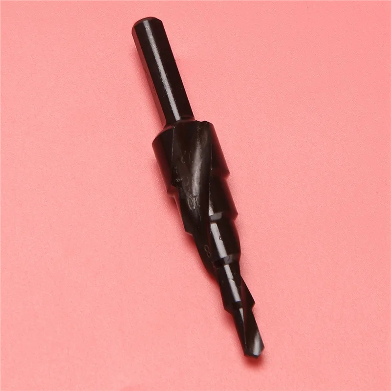 

【Rushed】9PCS 4-32MM HSS Cobalt Step Drill Bit Set Nitrogen High Speed Steel Spiral For Metal Cone Triple-Cornered Shank