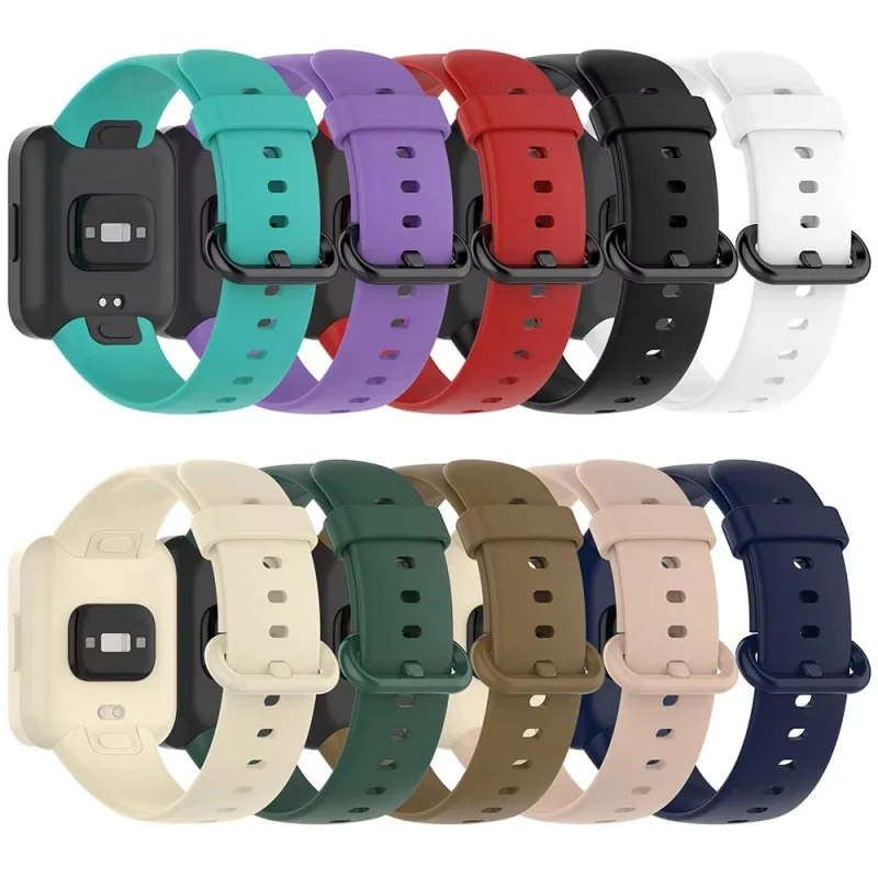 

Silicone Strap For Redmi Watch 2 Lite Accessories Replacement Watch Band Sports Bracelet For Xiaomi Watch Poco Protective Film