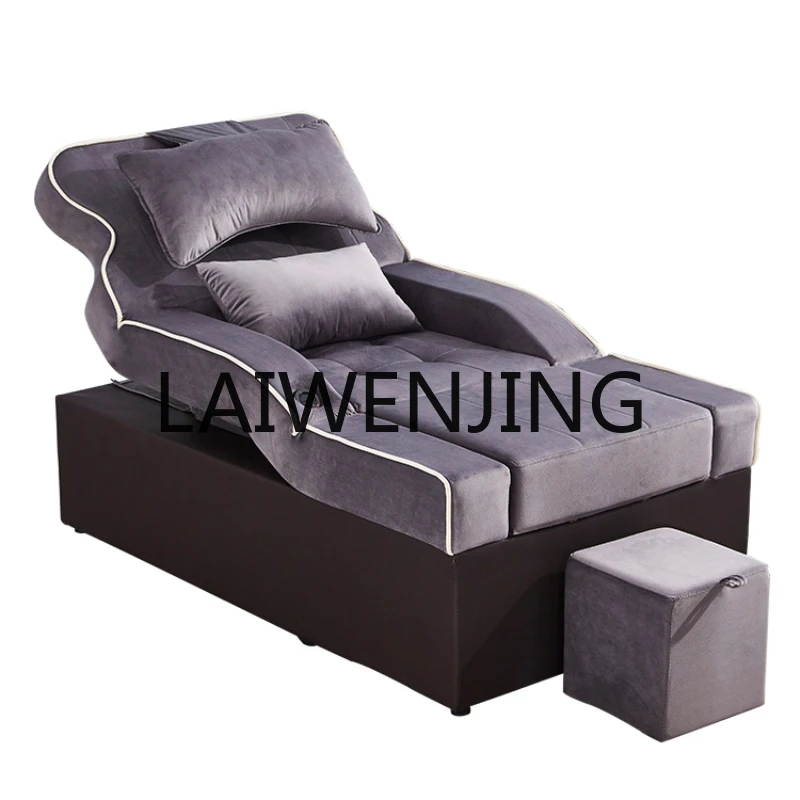 RWJ Electric Bath Massage Couch Ear Cleaning Foot Bath Integrated Bed Foot Massage Foot Washing Sofa Rest Recliner