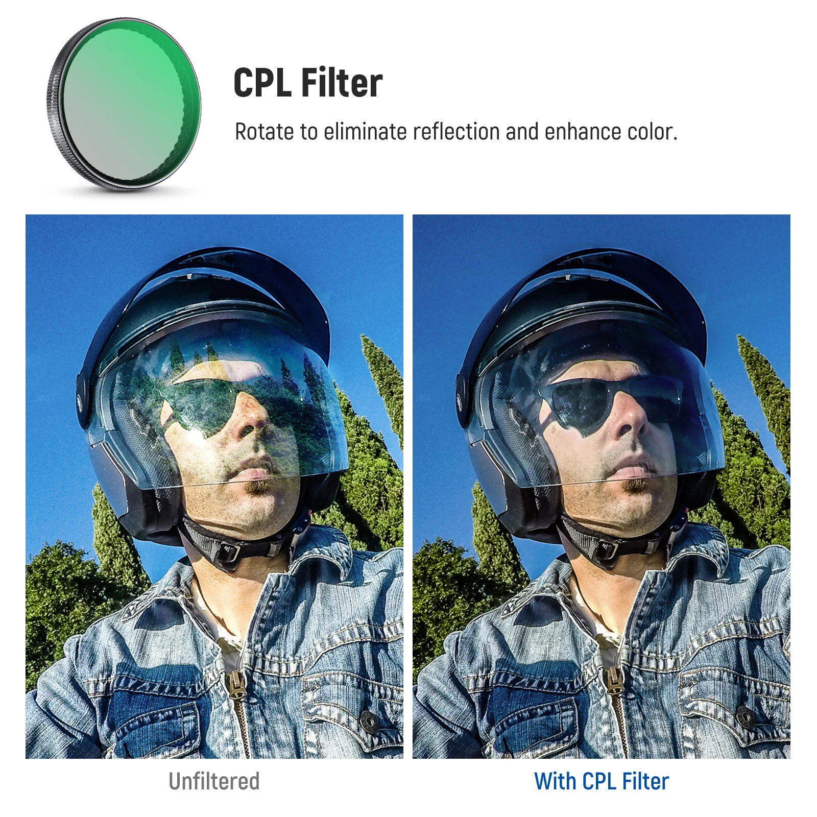 NEEWER for DJI ND Filter for DJI Osmo Action 3 4 5Pro ND Filter DJI 1/4 Diffusion UV CPL Lens Kit ND8 ND16 ND32 Multi Coated