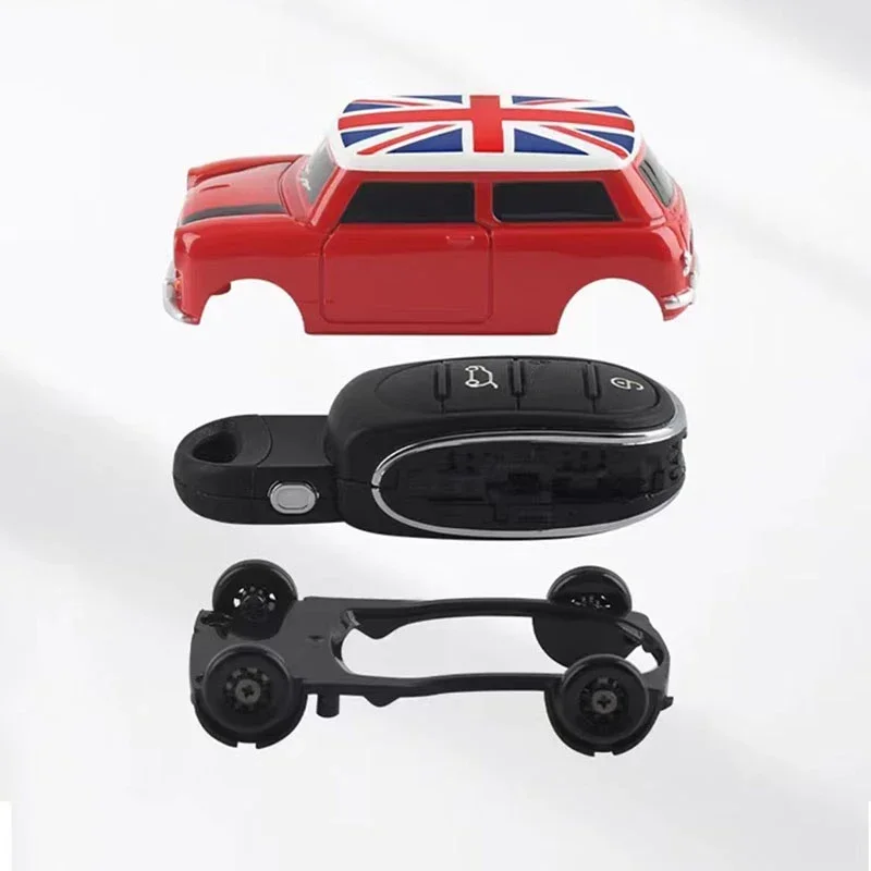 For MINI Cooper F56 F54 F55  F57 F60 For Mini cooper Accessory Key Remote Case Cover Shell Key Decoration key Ring