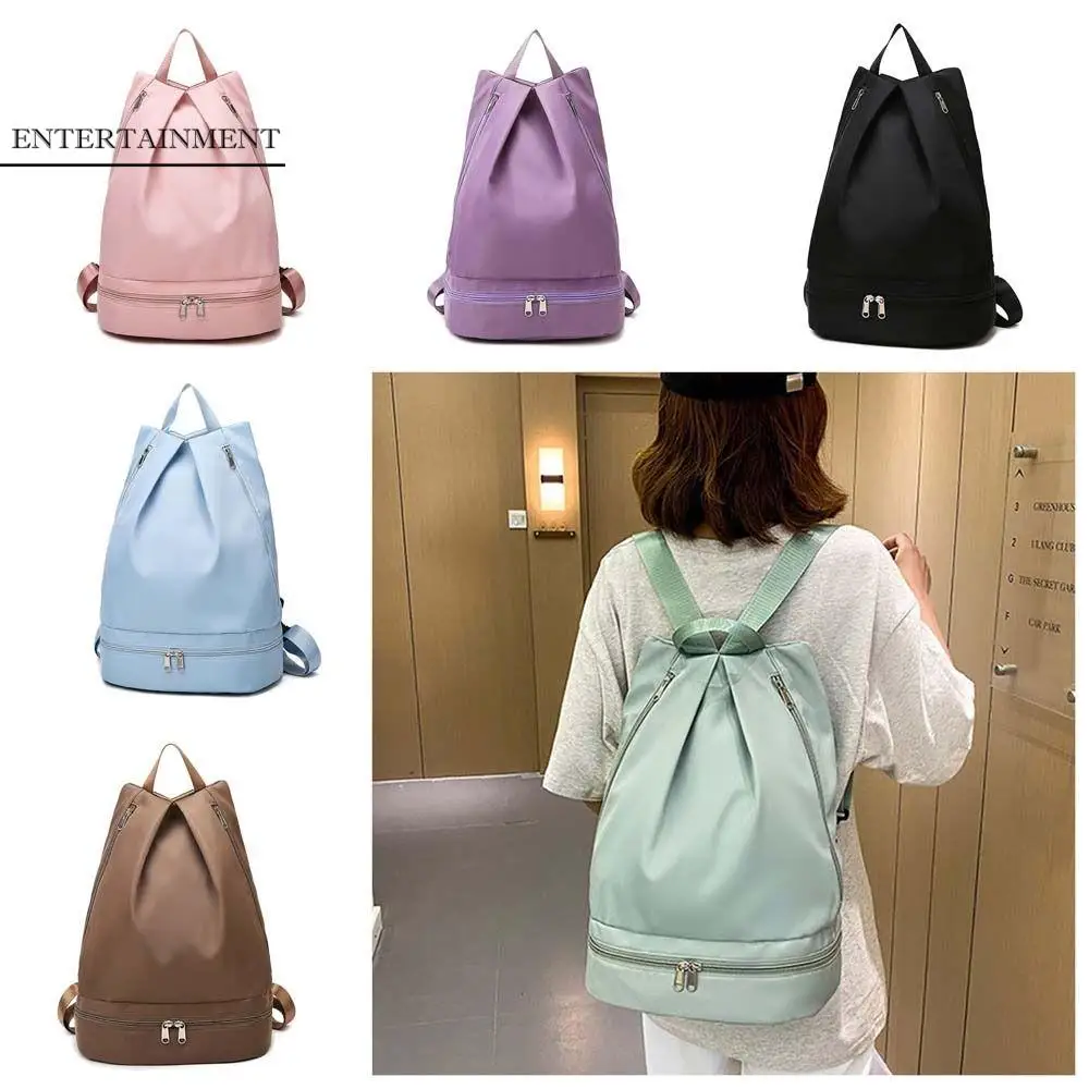 

Водонепроницаемая сумка для влажного и сухого разделения, рюкзак на молнии, многофункциональная сумка для плавания, портативная брызгозащищенная дорожная спортивная сумка для скалолазания