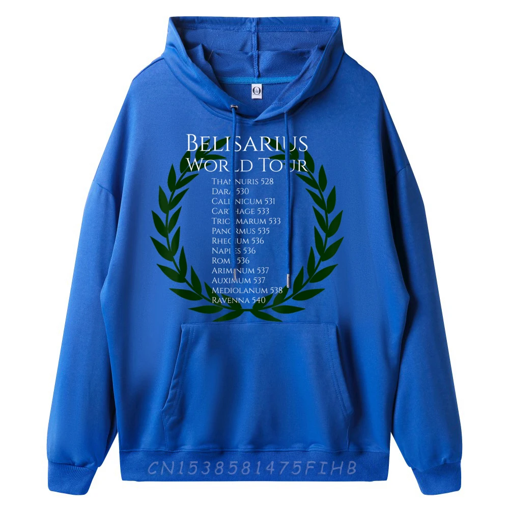 Lose Byzantine Belisarius World Tour Medieval Crew Neck Hoodies Labor Day Hoodies Long Sleeve For Women Loose Slogan Hoodies