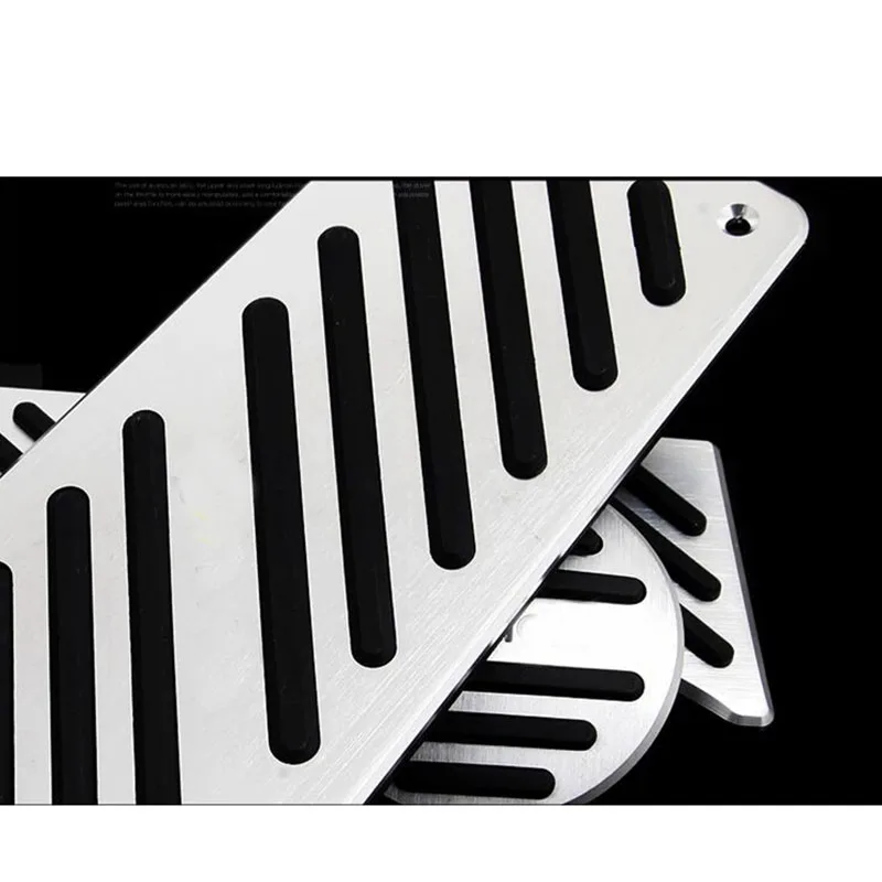 For Benz Smart Fortwo Elf 2009-2014 Aluminum Gas Brake Accelerator Foot Rest Pedal Pad Styling Sticker Cover Car Accessories