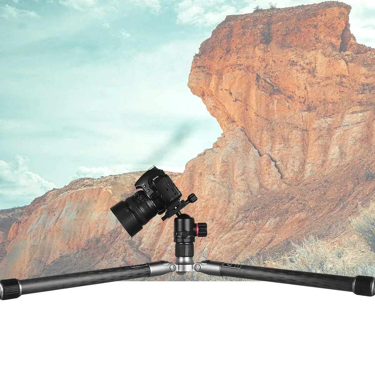 

2025 In Stock Kingjoy A83+T11 175cm big heavy duty Lightweight Portable Carbon Fiber Digital Cameras Tripods for Outdoor