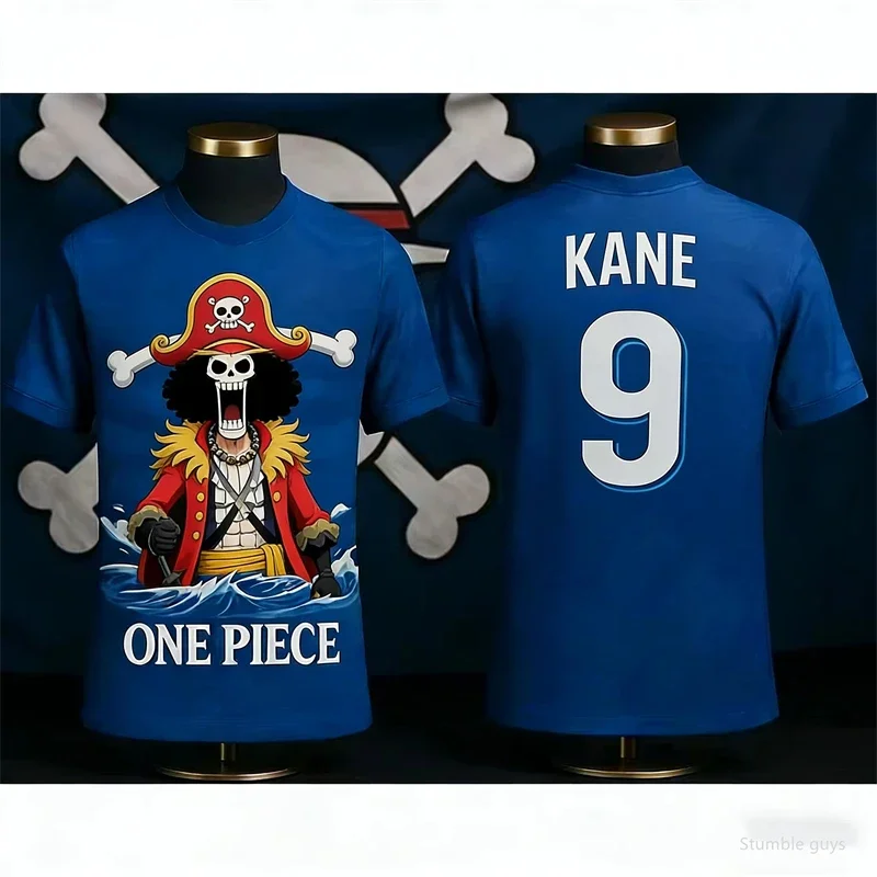 Sommer Herren Einteiler T-Shirt Mihawk Yoru Schwert Jersey Lässige Jungenkleidung Mädchen Kurzarm Sportoberteile