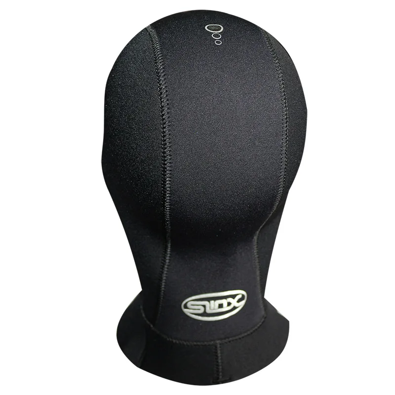 Capucha de neopreno para hombre y mujer, cubierta de cabeza de buceo, capucha de buceo para Surf, 5MM, pechera térmica, capucha Flexible estirable