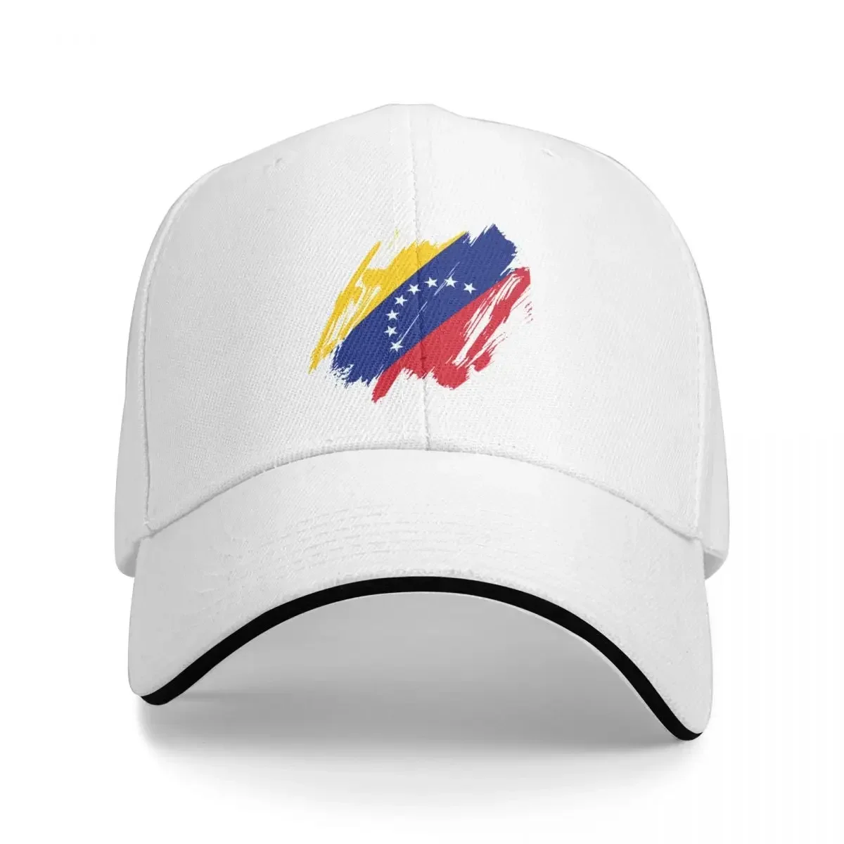 

Venezuelan Venezuela Flag Baseball Cap Fashion Sandwich Hat Men Women Adjustable Dad Hat Travel Gift