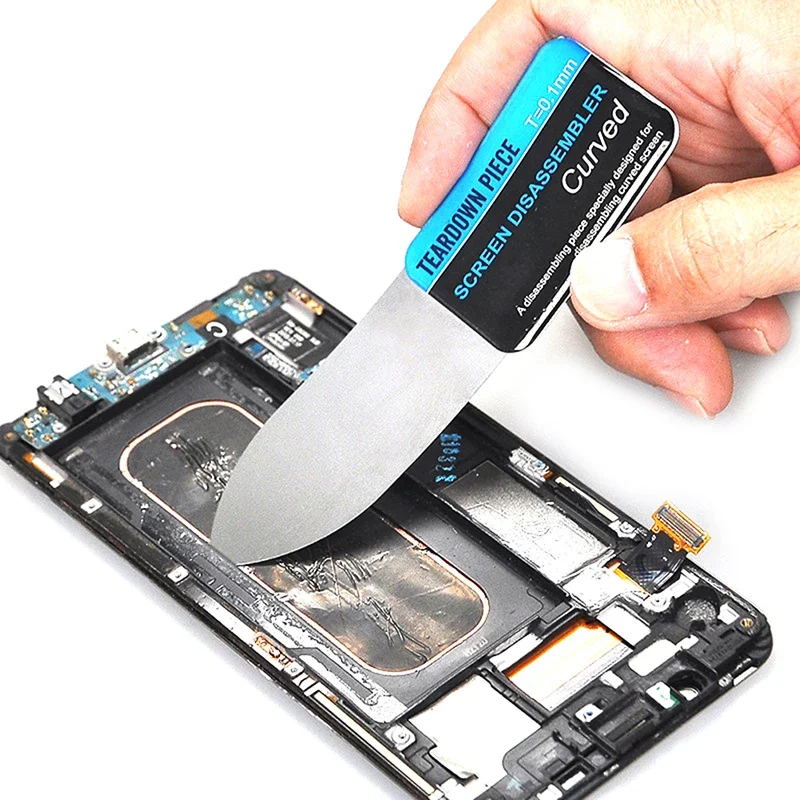 Stainless Steel Card LCD Screen Opening Tool Mobile Phone Disassemble Repair for Smartphone