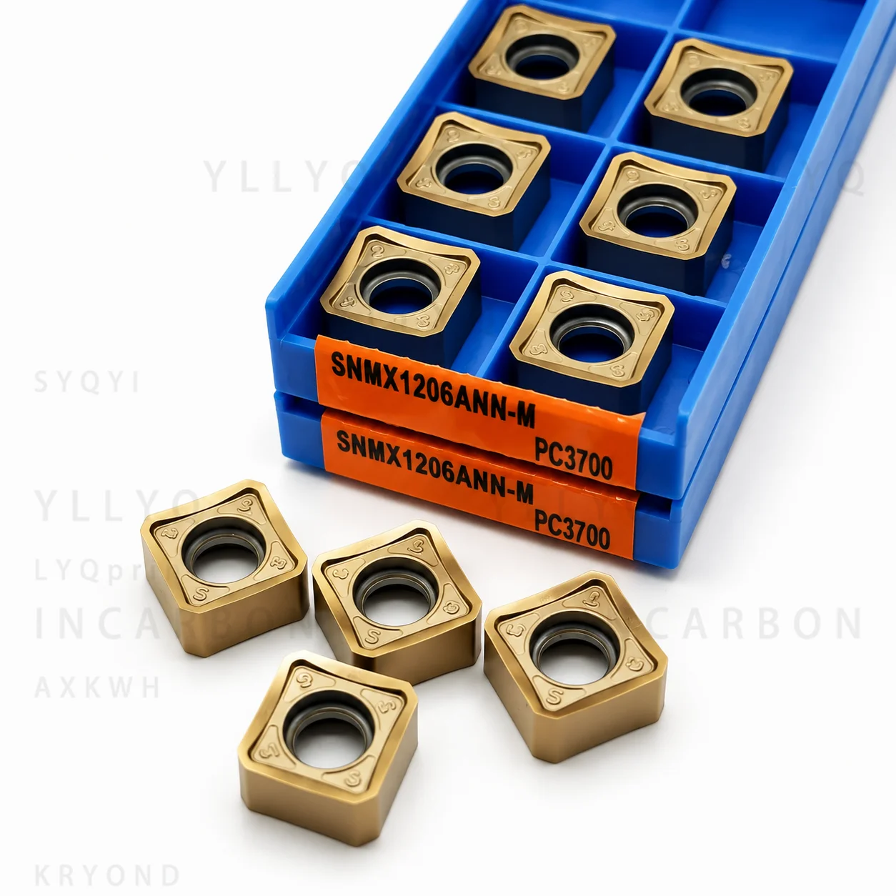 SNMX1206ANN-MM PC3700 PC5300 Original Carbide Milling Inserts CNC Lathe Cutter Indexable Milling Tool Metal Machining Tool