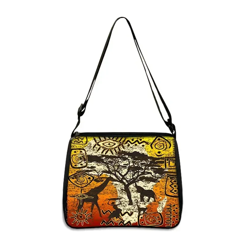 African Women Style Shoulder Bag Women Handbag Girl Messenger Bag Woman Traditional Crossbody Bag for Travel Phone Holder