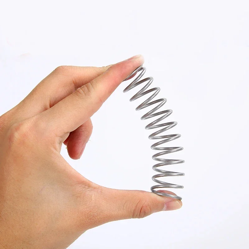 10Pcs/Lot 1.0mm 304 Stainless Steel Micro Small Compression Spring OD: 5mm - 20mm, Length：10mm-100mm, Support Customization