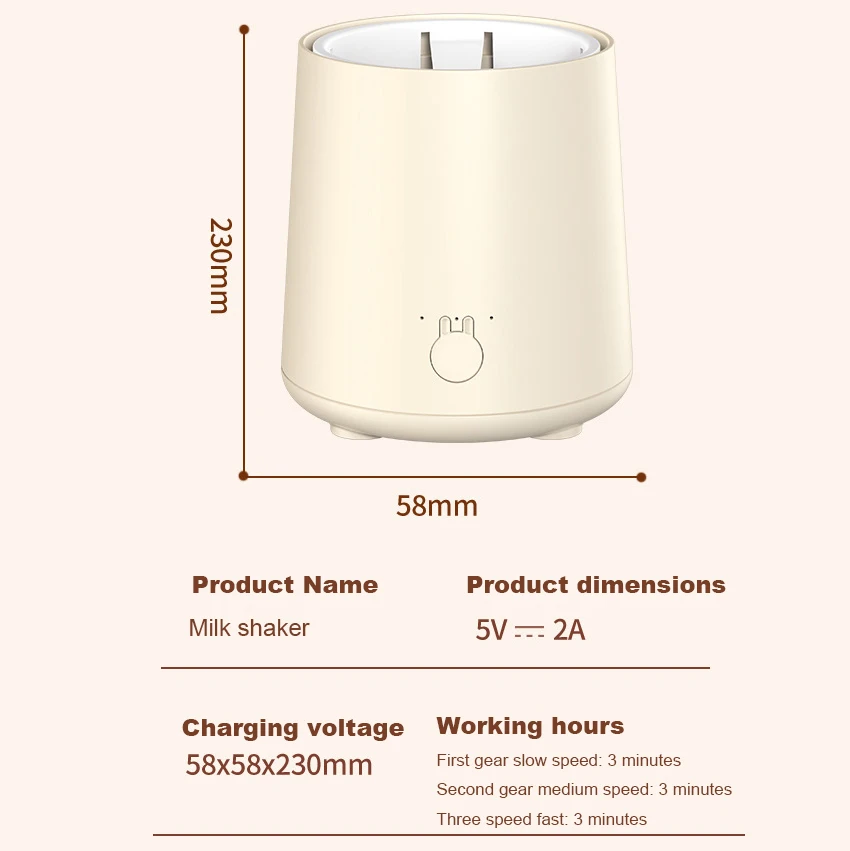 Smart Baby Compound Mixer - Automatic Bottle Warmer & Milk Shaker, Portable 3-in-1 Feeding Assistant with Timer