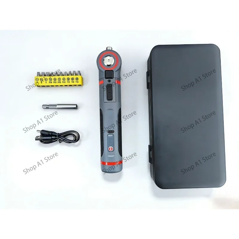 Multi‑Angle Rechargeable Lithium Electric Screwdriver, Torque Adjustable Mini Cordless Screwdriver for Small Narrow Space