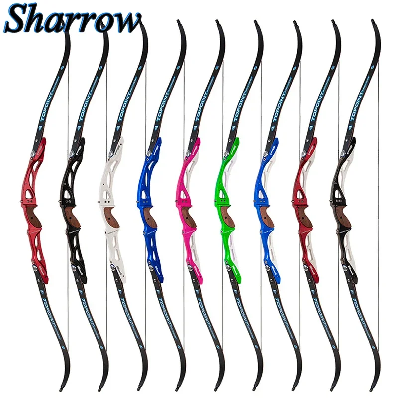 18~44Ibs 68'' Tournament Recurve Bow ILF High Quality Aluminum Alloy Material Professional Competition Hunting Longbow Archery