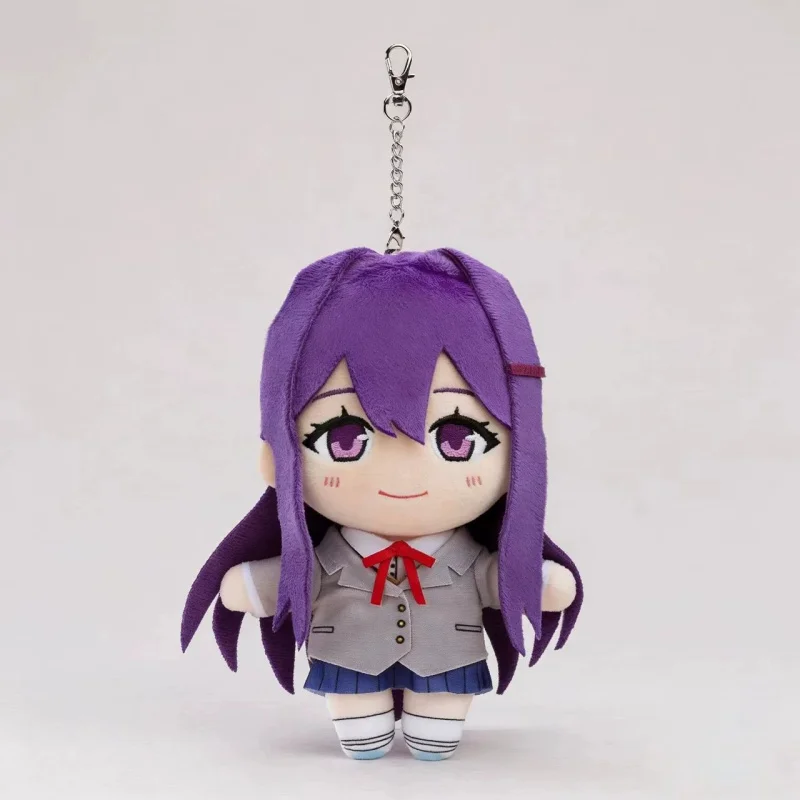 Doki Doki Literature Club Plush Dolls Monika Natsuki Yuri Sayori Anime Merchandise Stuffed Figures Holiday Gifts Toys view 5