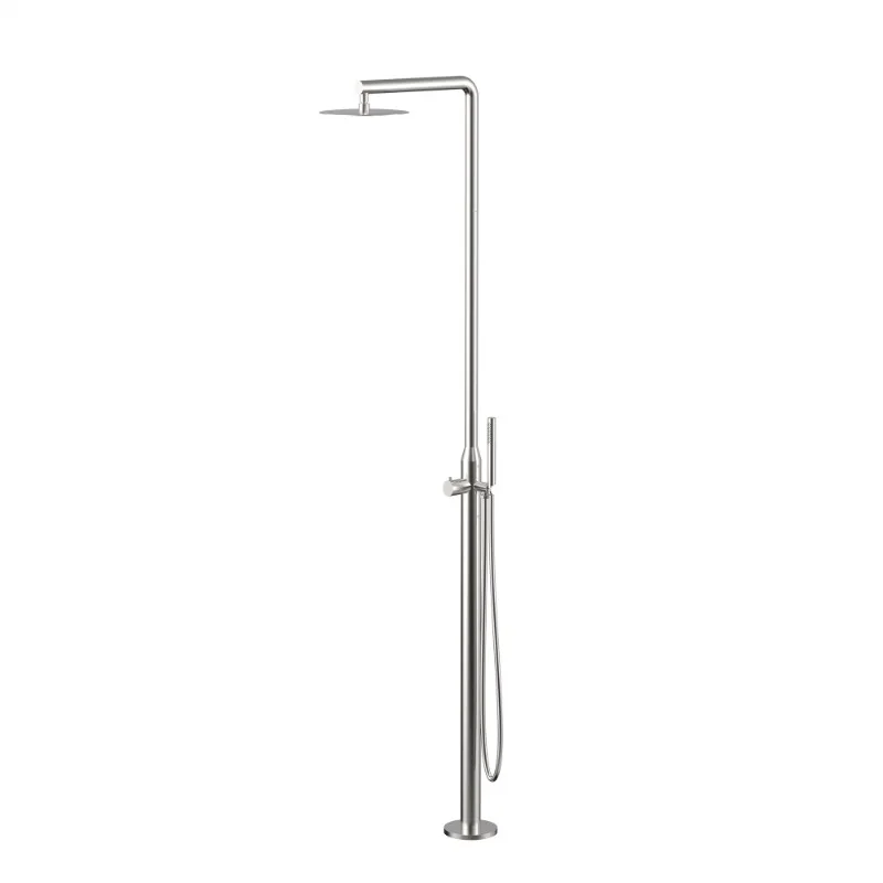 Inox watermark &wels floor standing shower set 316L stainless steel shower faucets pool shower Column  outdoor