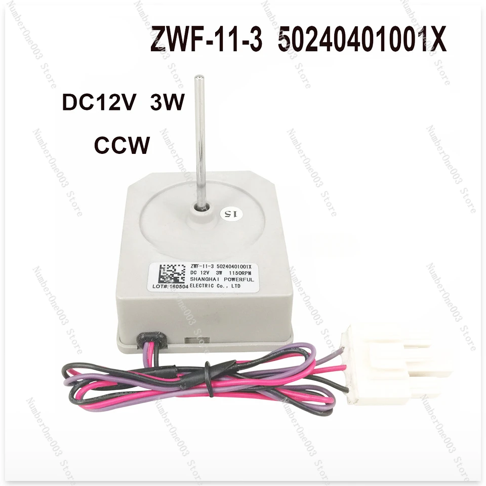 New for Good Working for Refrigerator Motor Freezer Motor ZWF-11-3 50240401001X + Fan Impeller