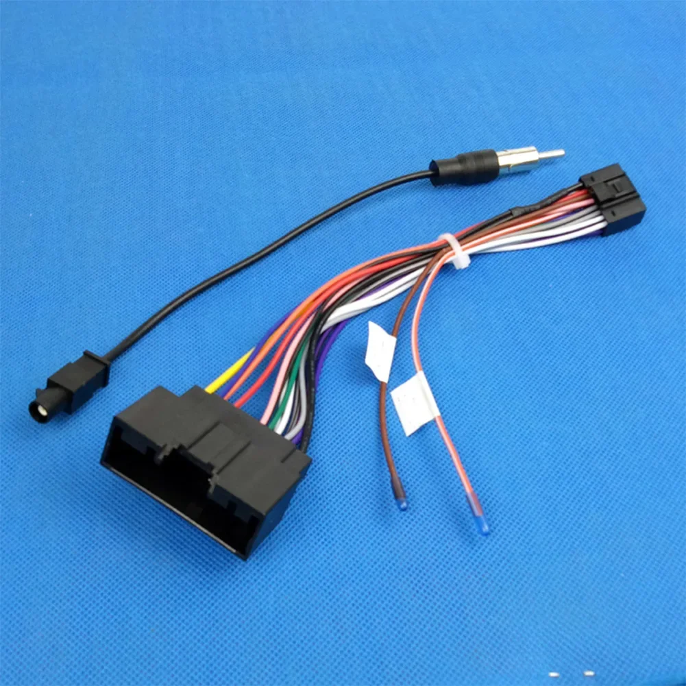 Car Radio Power Cord ABS 24-16pin Harness Easy To Use Wear-resistant Non-deformable For Ford Focus 2012 No CAN