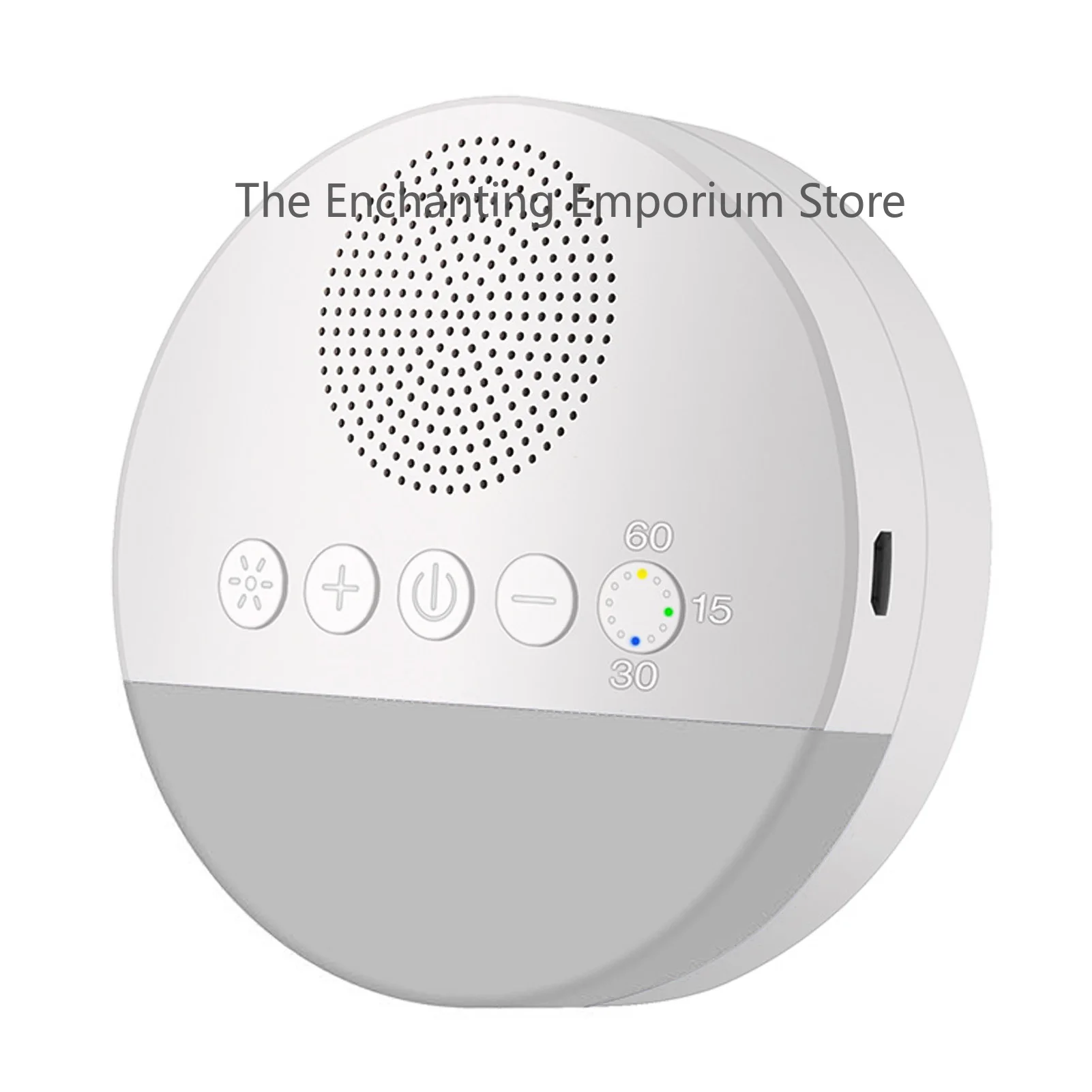 

White Noise Sleep Machine Built-in 6 Soothing Sound Soft Breath Light 15/30/60 Intelligent Timing for People of All Ages