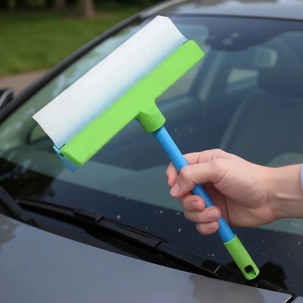 

Water Removal Blade T Bar Silicone Window Squeegee Kit Wear Resist Multifunction Clean Scraper for Shower Glass Mirror Door Car