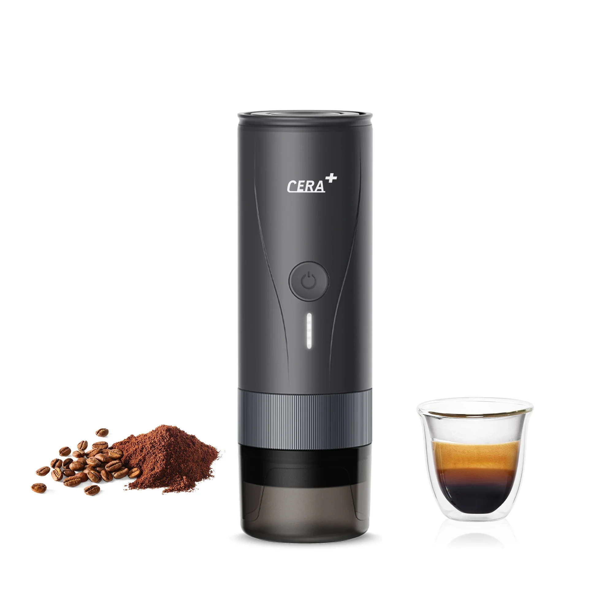 Ground Coffee Professional Coffee Machine Portable Coffee Maker Mini Electric Travel Car Espresso Maker