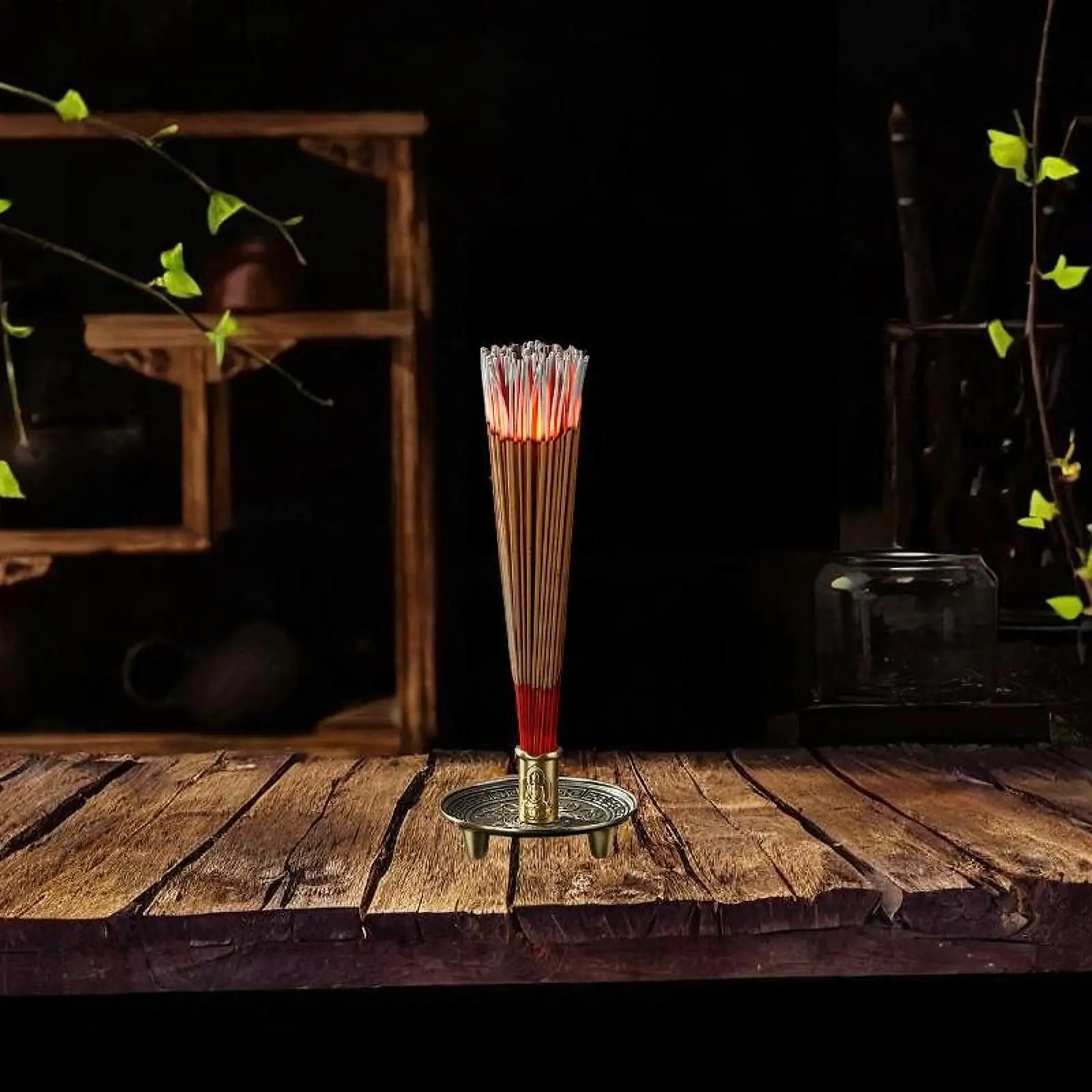 مجموعة حامل عصا البخور لوازم بوذية لسطح المكتب وغرفة النوم #3