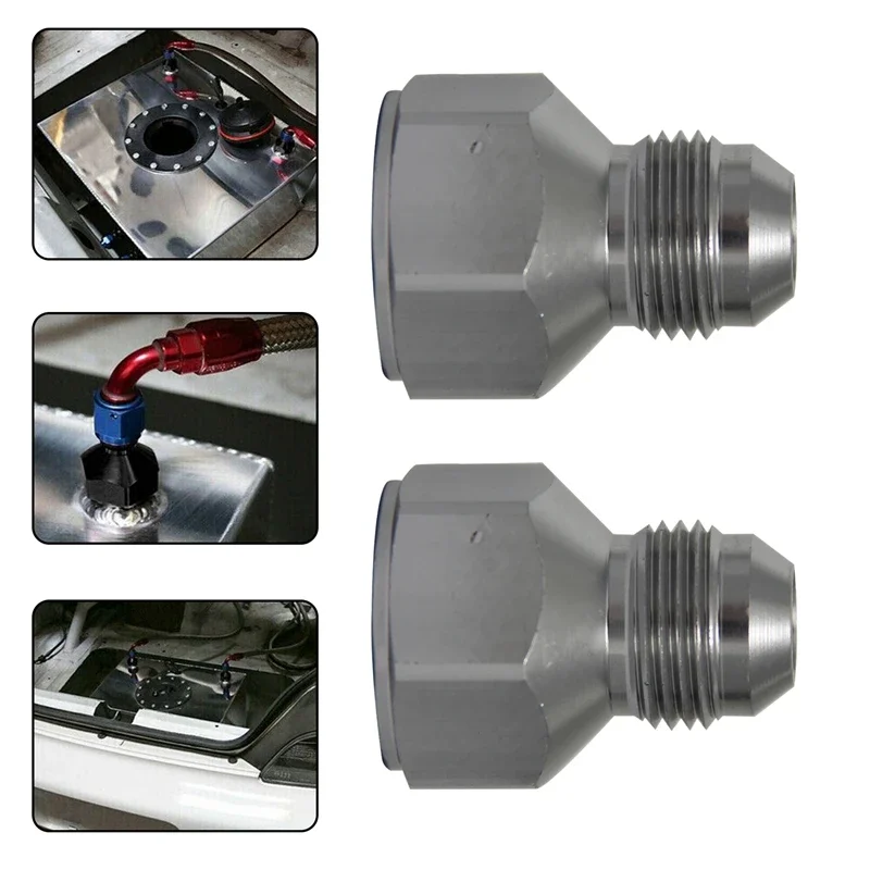 محول حاجز خلية الوقود AN10 أنثى إلى AN8 ذكر تركيب مخفض مضيئة (7/8 "-14SAE إلى 3/4"-16UNF) ألومنيوم