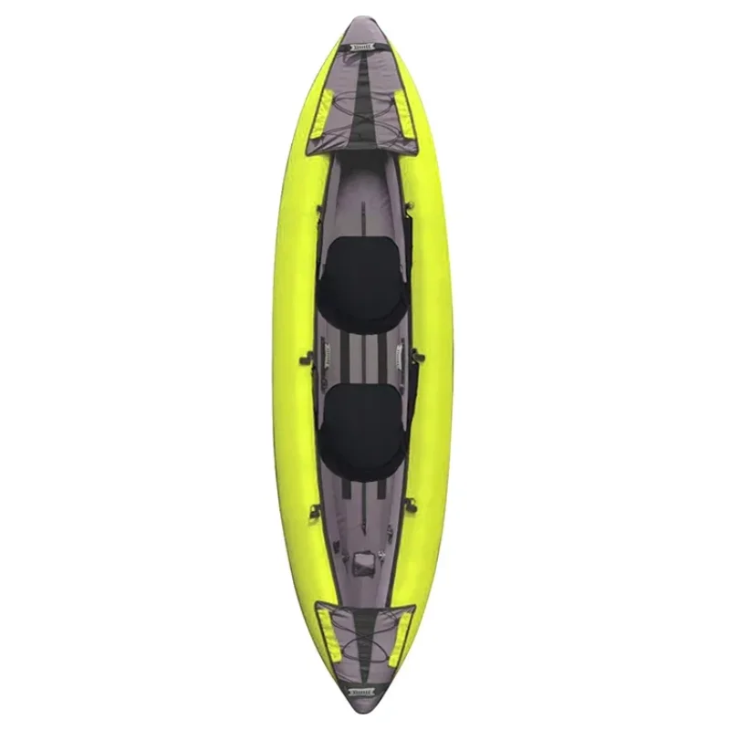 Kayak inflable profesional al aire libre para 2 personas, bote de remos inflable con remo para juegos deportivos