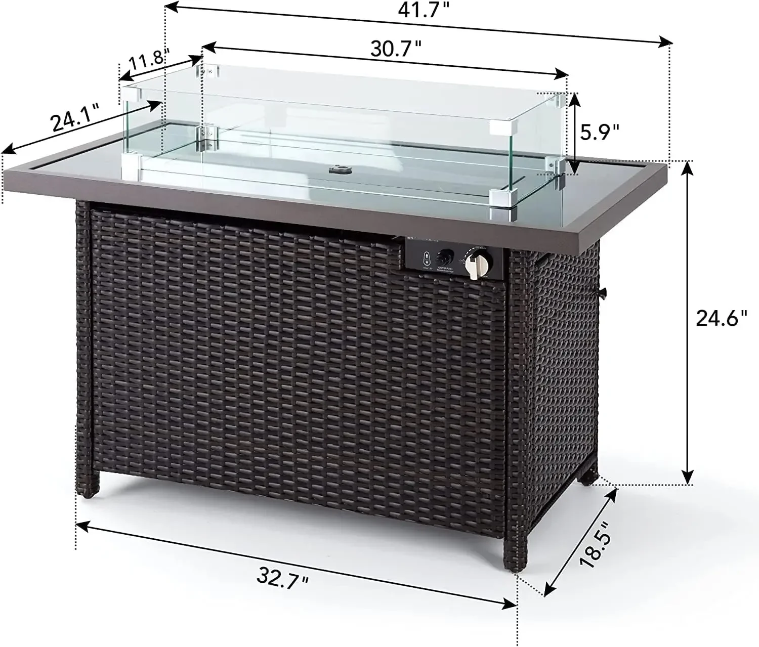 Wicker Patio Furniture,All-Weather PE Rattan Sectional Sofa, Conversation Set with Washable Cushions Covers