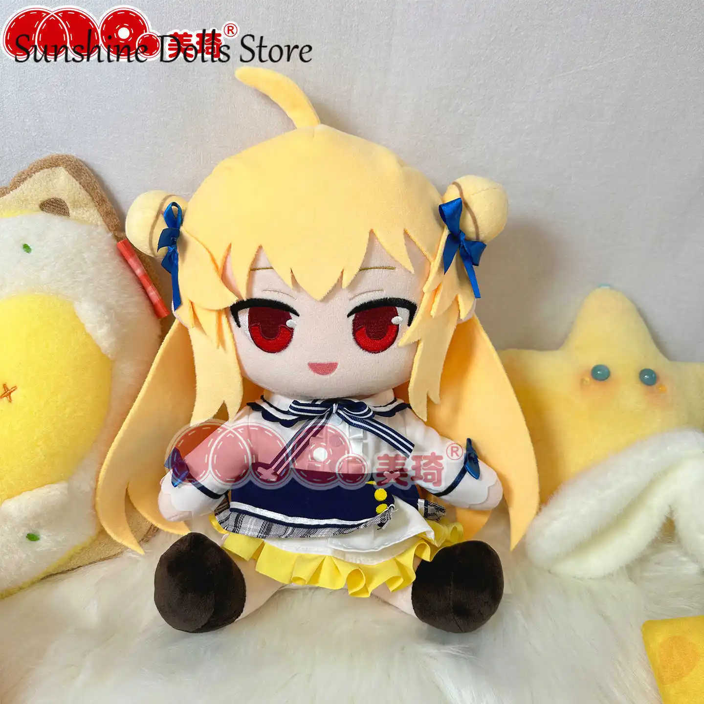 

30CM Anime Girl Izumi Hiyori Soft Plush Doll Body Cute Dress Up Stuffed Toy Sitting Posture Pillow Cotton Doll Plushie Xmas Gift