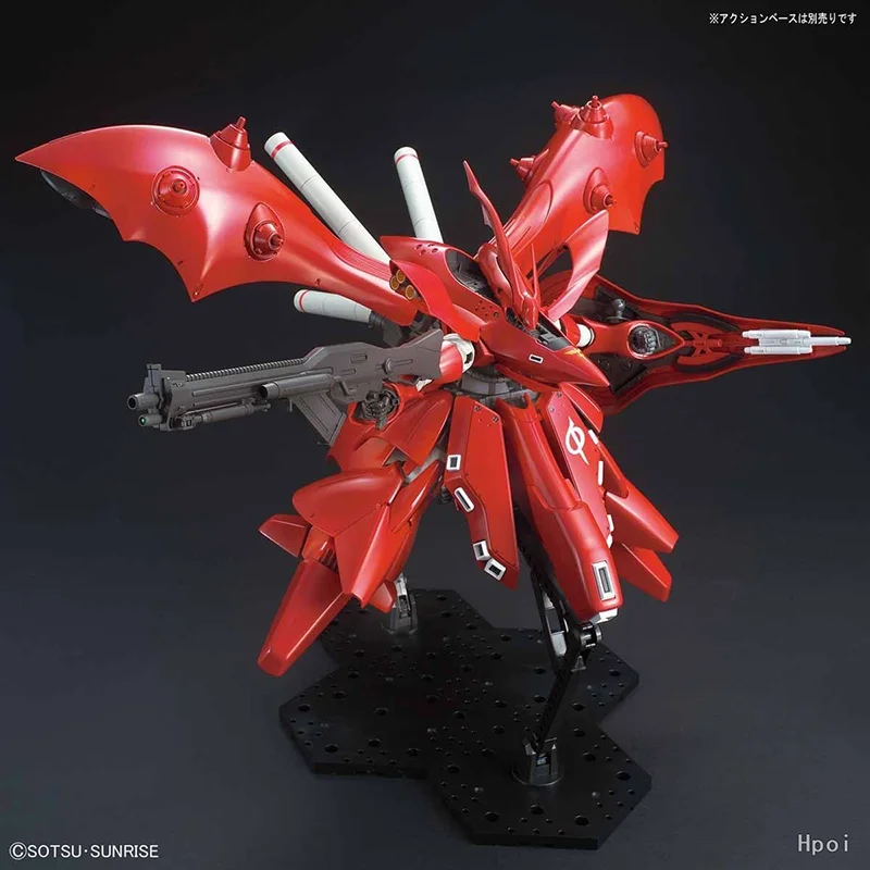 Bandai HG 1/44 MSN-04 II Nightingale 14Cm Anime Original Action Figure Gundam Model Kit Assemble Toy Birthday Gift Collection