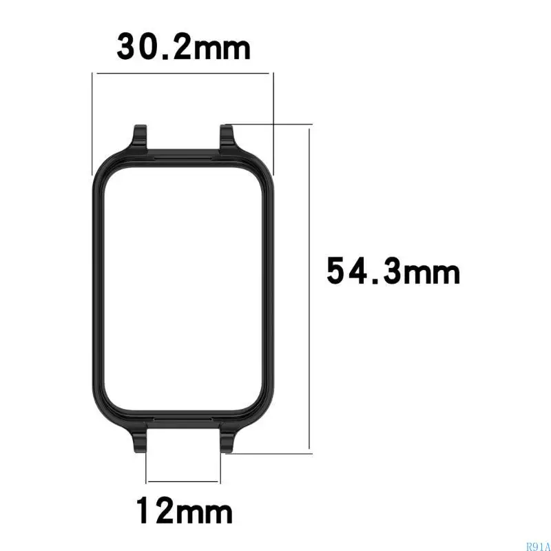 R91A SmartBand Cover Cover для полосы 9 защитная оболочка с 12 -мм интерфейс -интерфейсом экрана пленка полное покрытие корпус