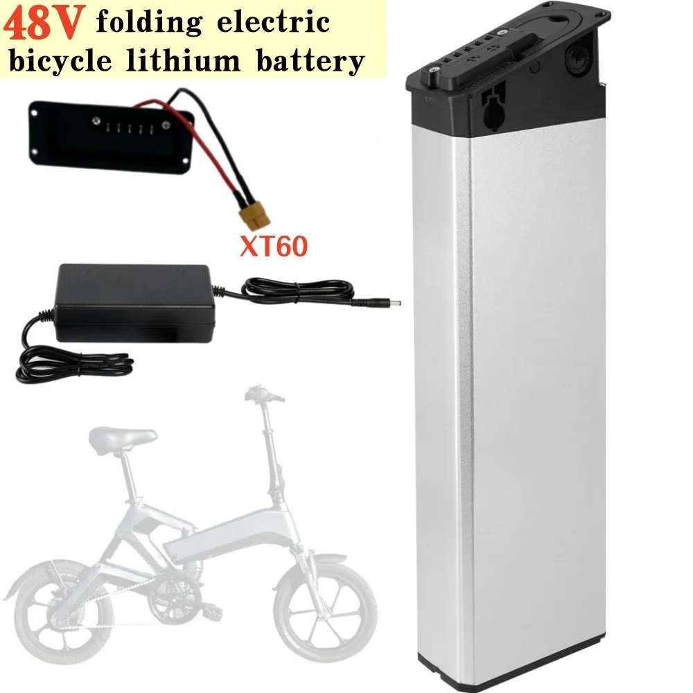 

48V 13Ah 15Ah 17Ah Lithium Battery In-Frame Folding bike Replacement for 350W 500W 800W Motor Mate X Engwe EP-2 Pro.