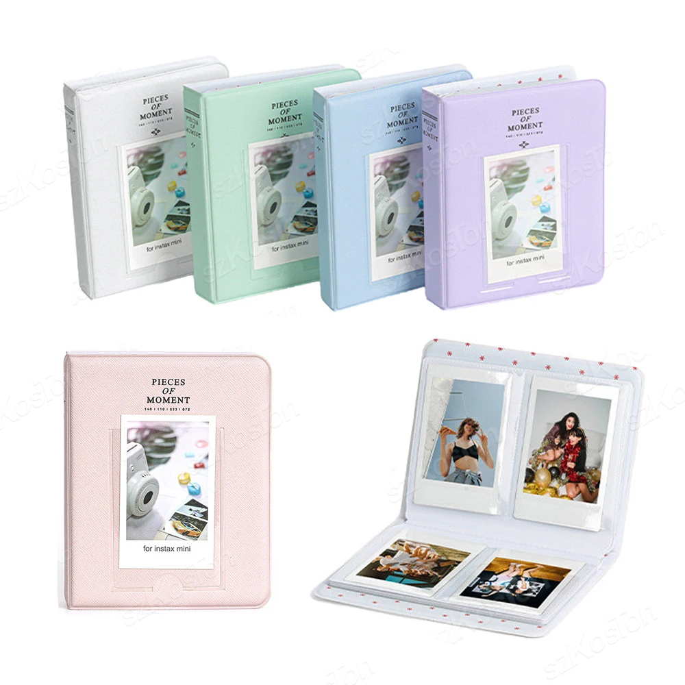 

Stamps Instant Camera Photo Album Collection Book Cinema Tickets 3 inch Pictures Storage Case for Fujifilm Instax Mini 12/11/9