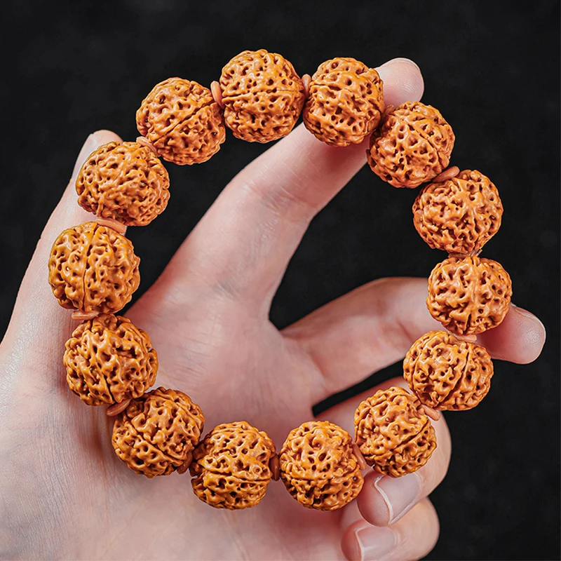 Genuine Goods Corpulent Five-Jingang Bracelet Men's Crafts Bodhi Seed over Meat Plate Playing