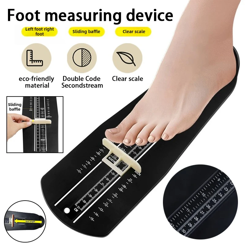 1pc Neue hause 8-zoll zentimeter druck fuß messgerät für kinder und erwachsene schuh größe lineal fuß länge mess werkzeug