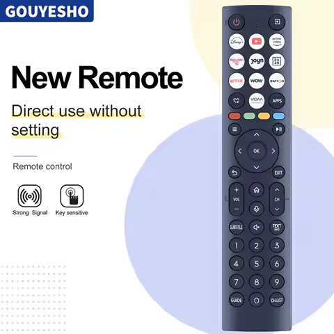 New ERF2AD36H For Hisense Smart Voice LCD TV Remote Control U6