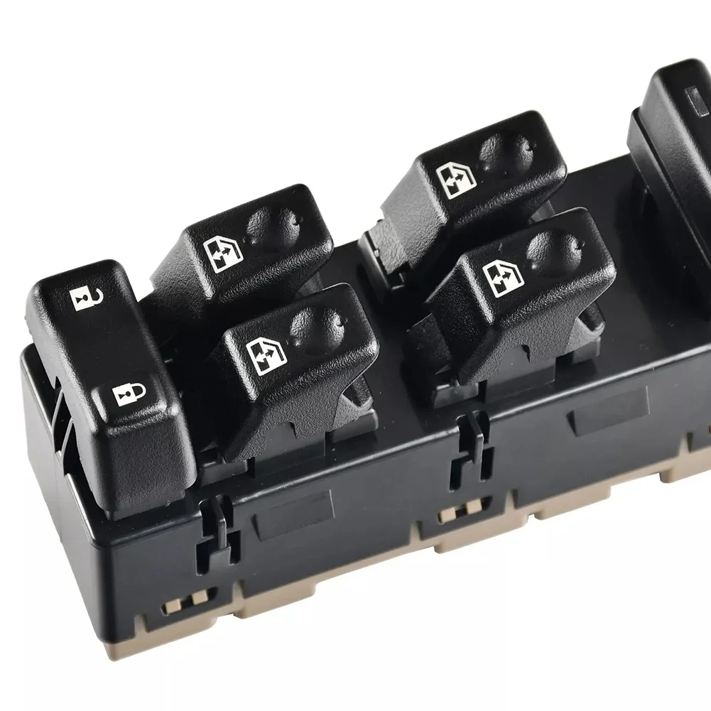 Window Control Button Assembly for Driver Side of For Hummer For H2 (03 07) Replaces Multiple OEM Numbers Including 15883429